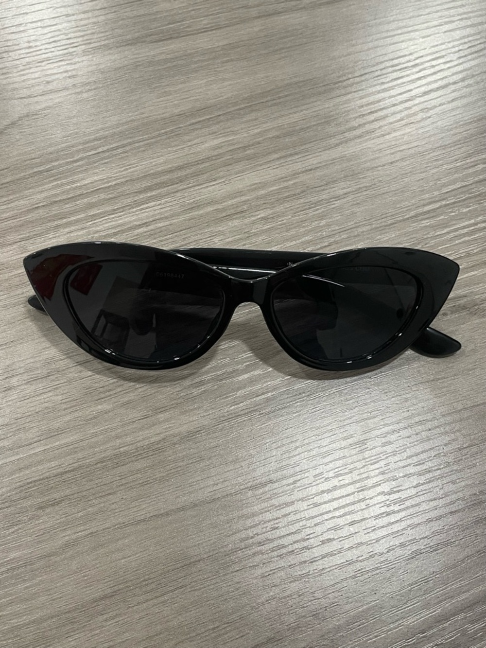 ASOS black cat eye sunglasses